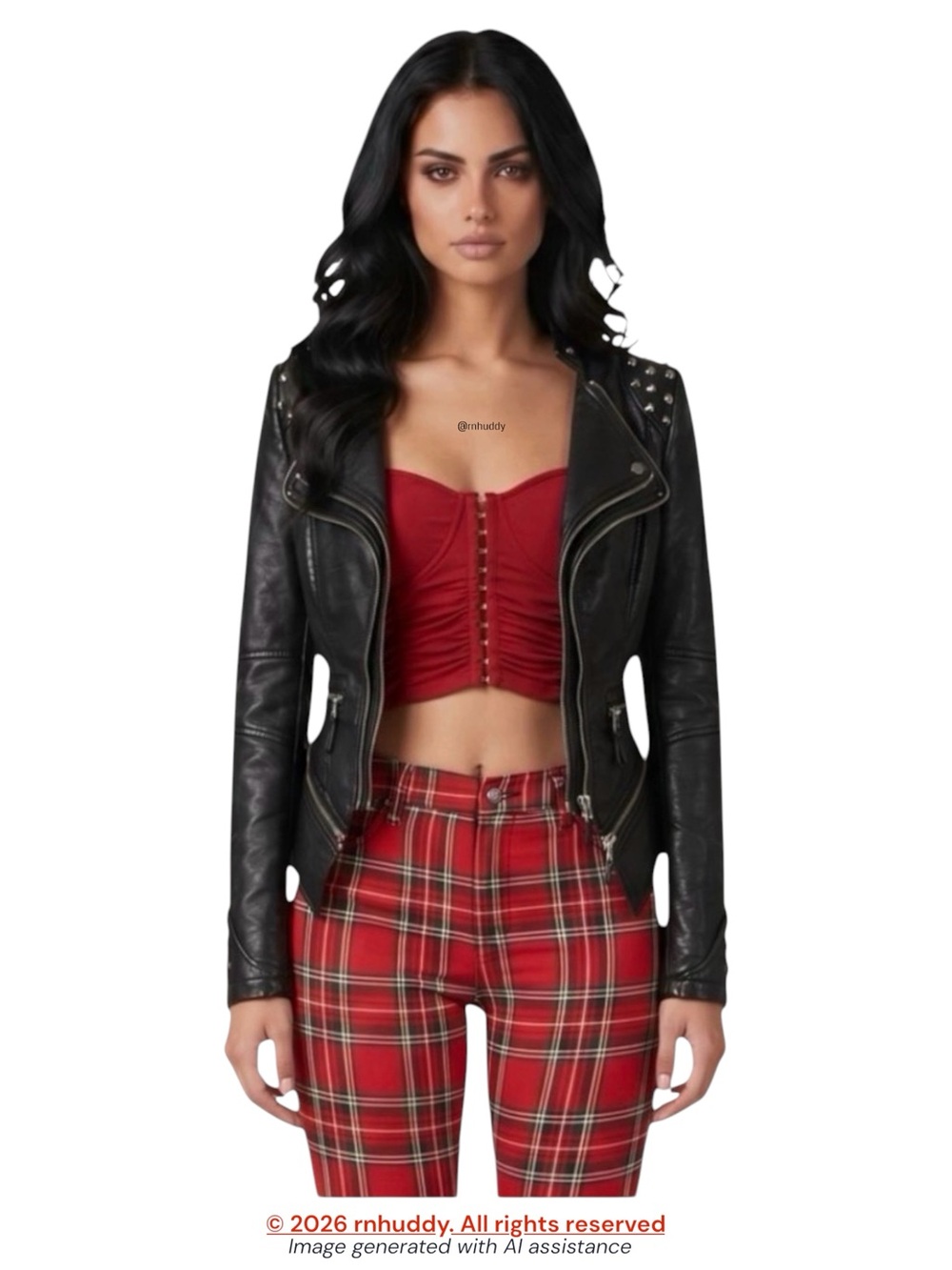 NWT SX Honey Pot XXS black faux leather spiked motorcycle jacket